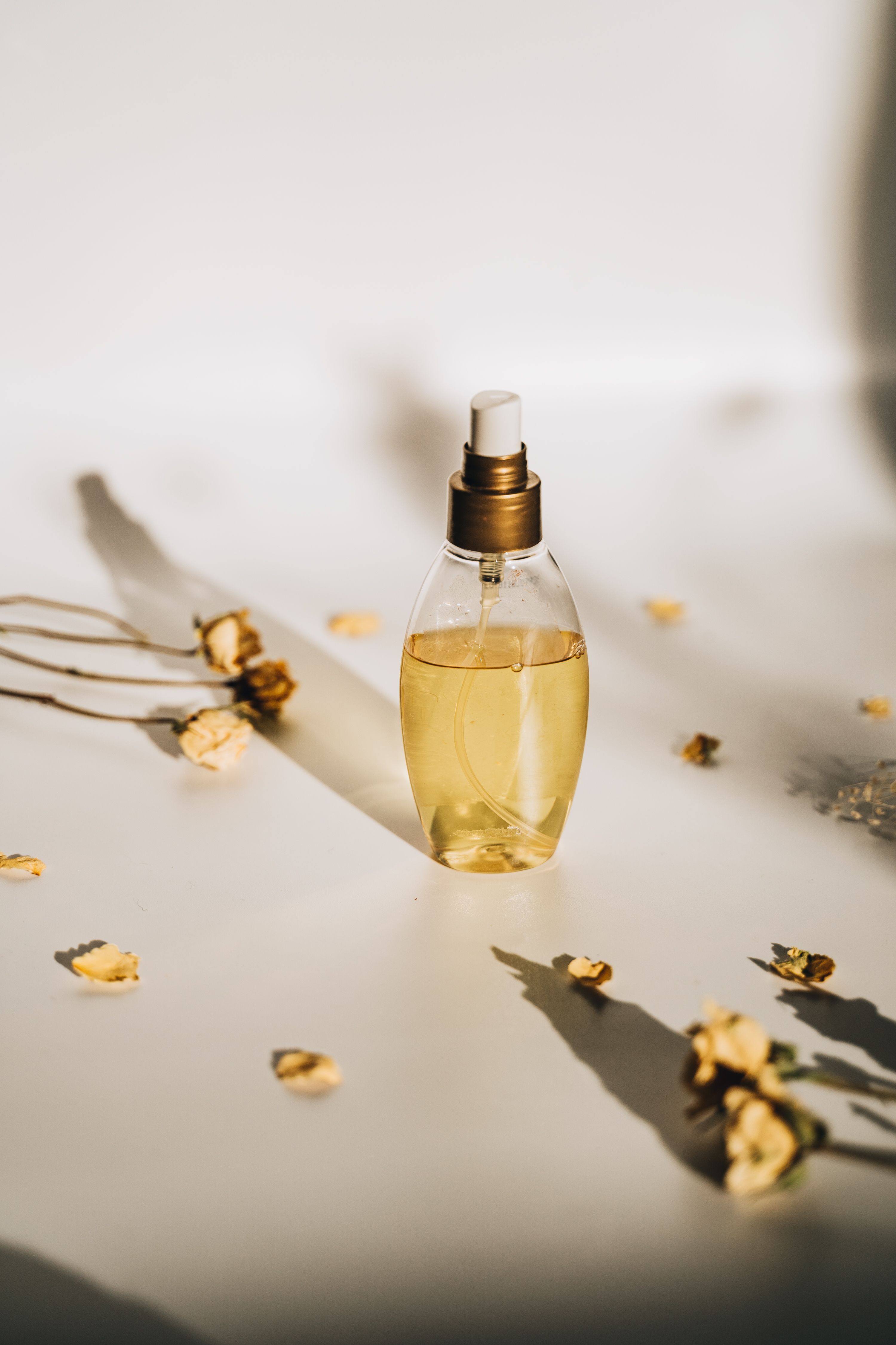 Fragrance, body care & beauty tools — illustrative photography